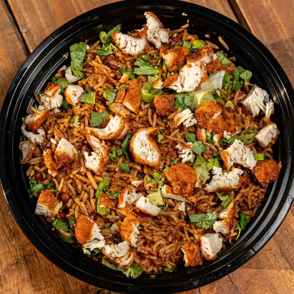 Chicken Fried Rice from Himalayan Spice Austin TX – popular Indo-Nepali rice dish powered by Skiplyn