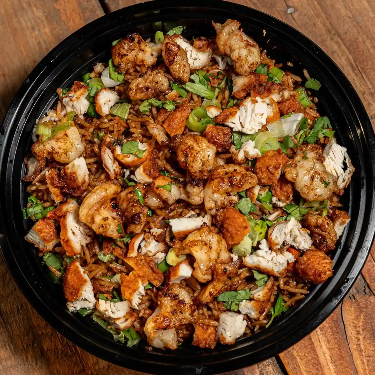 Mixed Fried Rice from Himalayan Spice Austin TX – popular mixed non-veg rice dish powered by Skiplyn